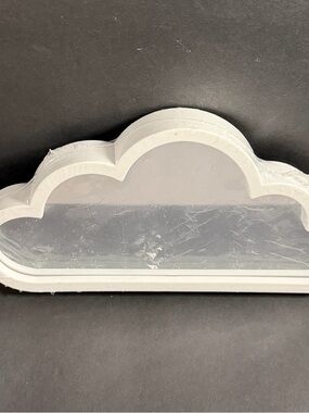 White Cloud-Shaped Decorative Mirror